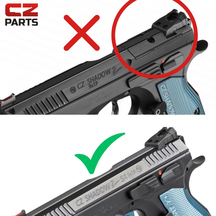 CZ Shadow 2, CZ 75 SP-01 Shadow Rotpunktmontage | Docter Footprint