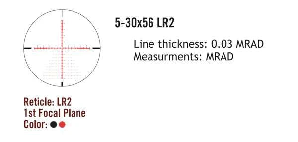 Sightmark Presidio 5-30x56 LR2 FFP Zielfernrohr