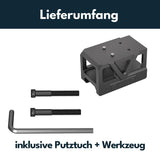 Picatinny Rotpunktmontage mit Erhöhung [32 mm] | C-More RTS Footprint 