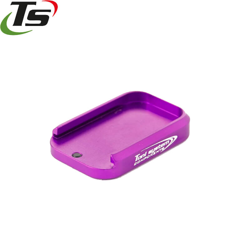 CZ Shadow 2, CZ 75B, CZ P-01, CZ 75 SP-01 alu TS Magazinbodenplatte | +0.5rnd