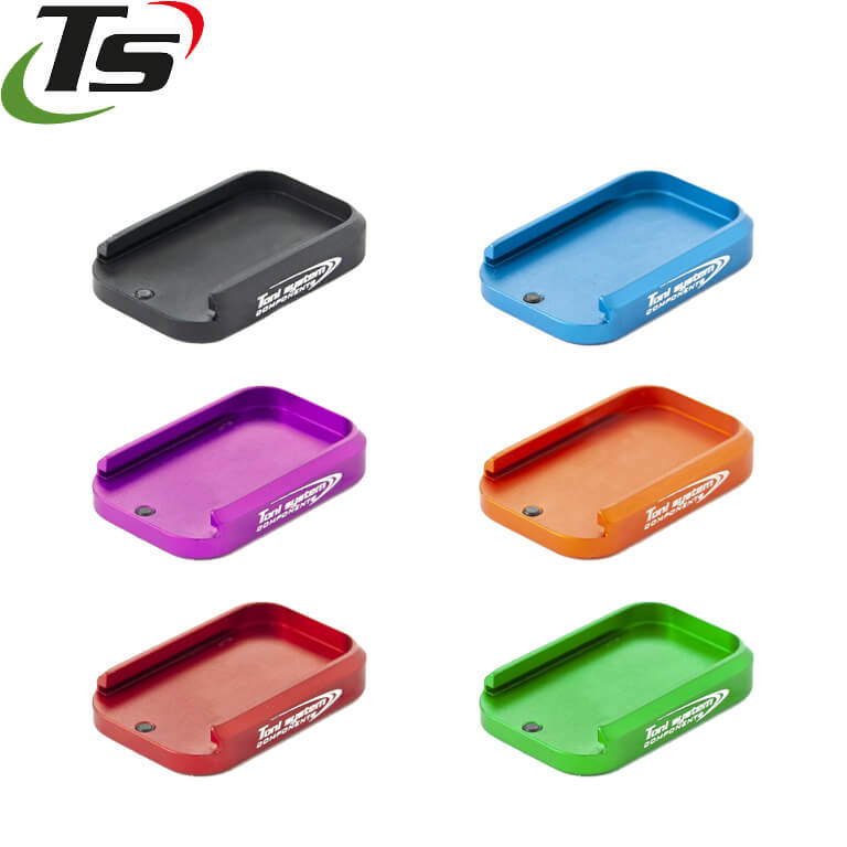 CZ Shadow 2, CZ 75B, CZ P-01, CZ 75 SP-01 alu TS Magazinbodenplatte | +0.5rnd