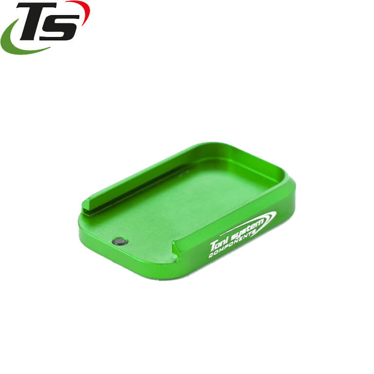 CZ Shadow 2, CZ 75B, CZ P-01, CZ 75 SP-01 alu TS Magazinbodenplatte | +0.5rnd