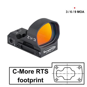 Rotpunktvisiere mit C-More RTS-Fußabdruck