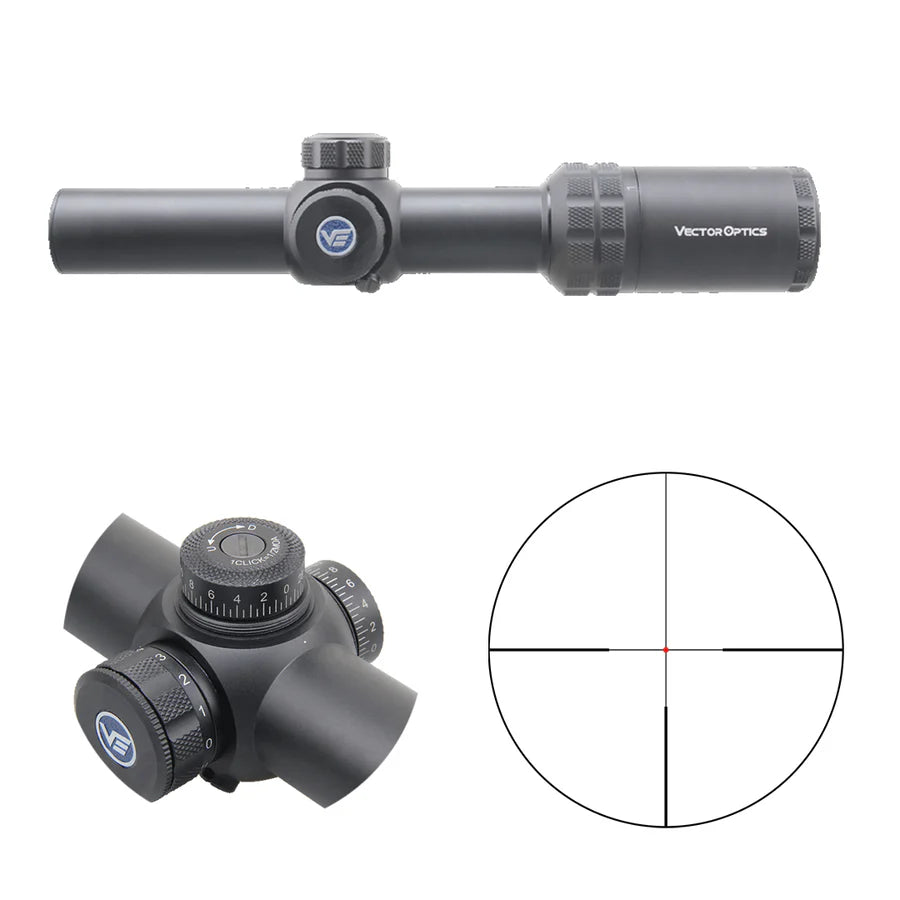 Vector Optics Grizzly 1-4x24 Jagd-Zielfernrohr