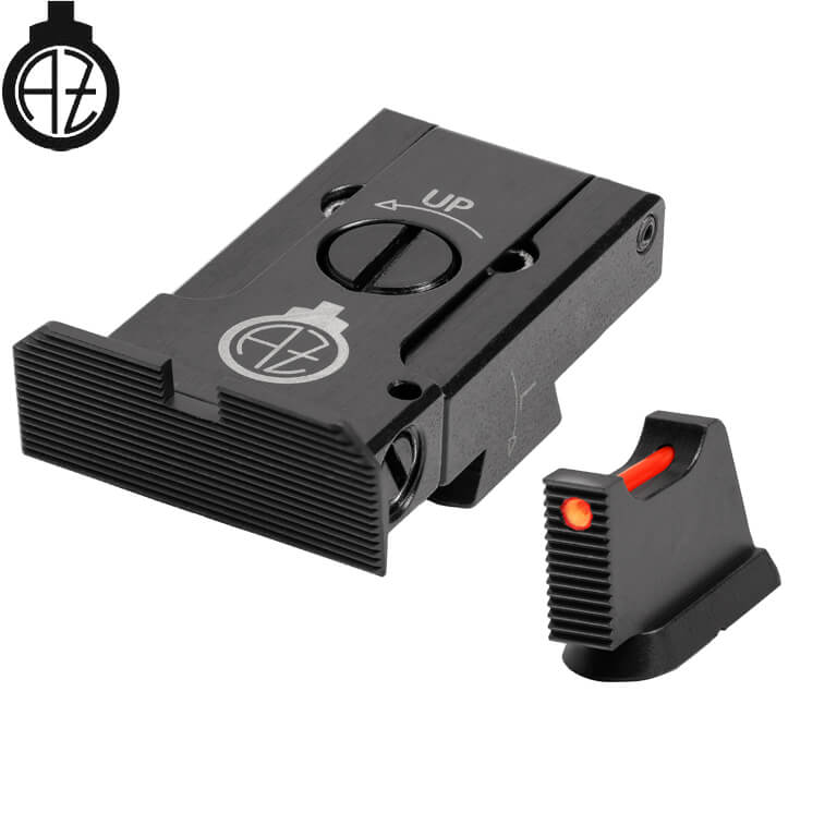 CZ 75B, CZ P-01, CZ 75 SP-01 adjustable sight set with fiber optics | type A