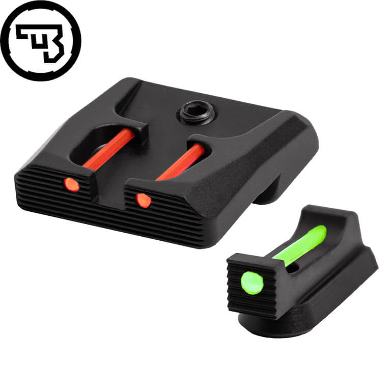 CZ P-07, CZ P-09 feststehende Visierung mit Fiberoptik | Typ B