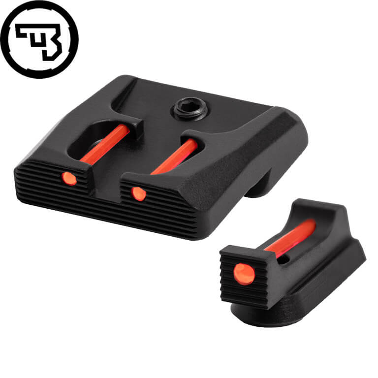 CZ P-07, CZ P-09 feststehende Visierung mit Fiberoptik | Typ B