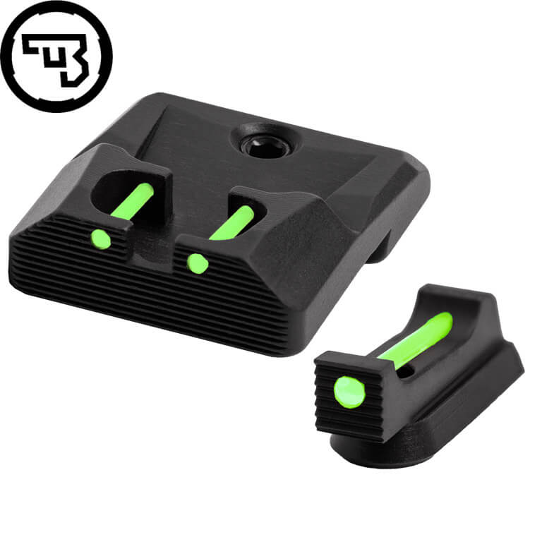 CZ P-10 feste Visierung mit Fiberoptik | Typ B