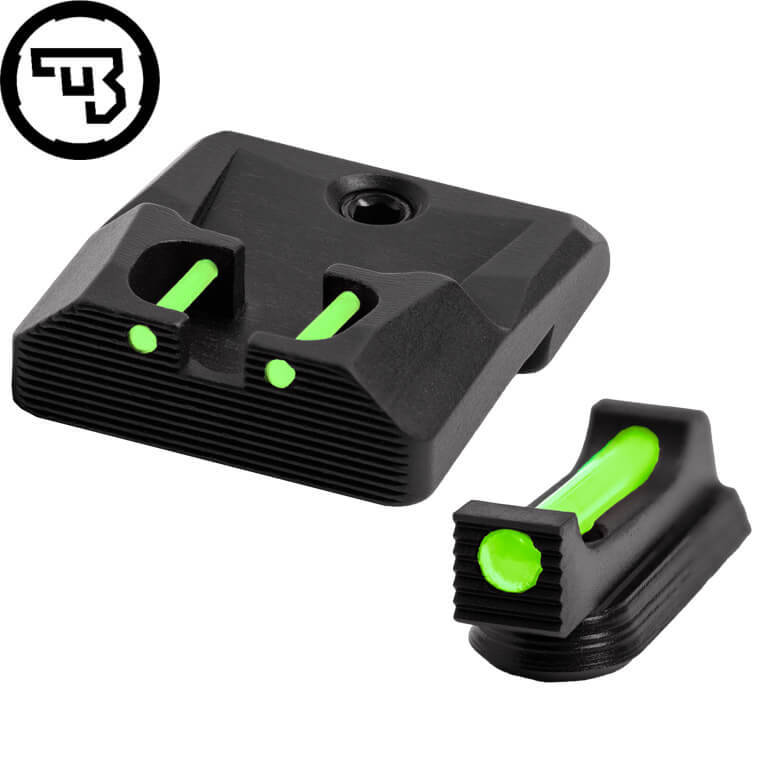 CZ P-10 feste Visierung mit Fiberoptik | Typ B