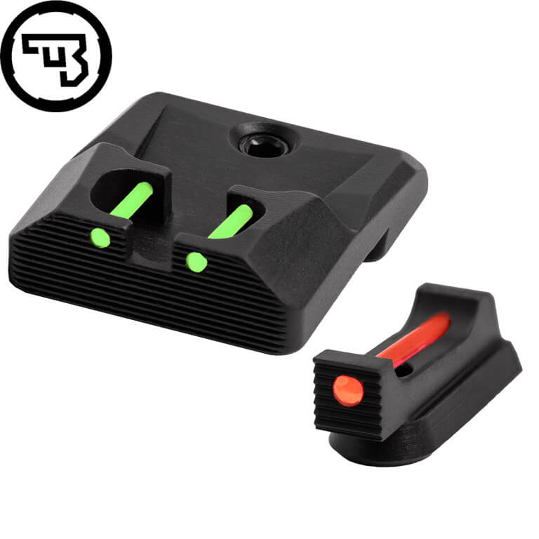 CZ P-10 feste Visierung mit Fiberoptik | Typ B