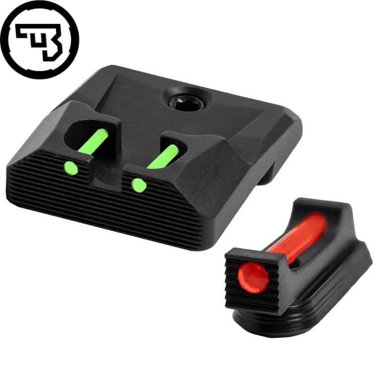 CZ P-10 feste Visierung mit Fiberoptik | Typ B