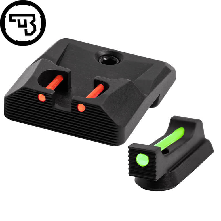 CZ P-10 feste Visierung mit Fiberoptik | Typ B