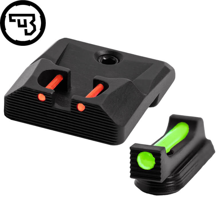 CZ P-10 feste Visierung mit Fiberoptik | Typ B