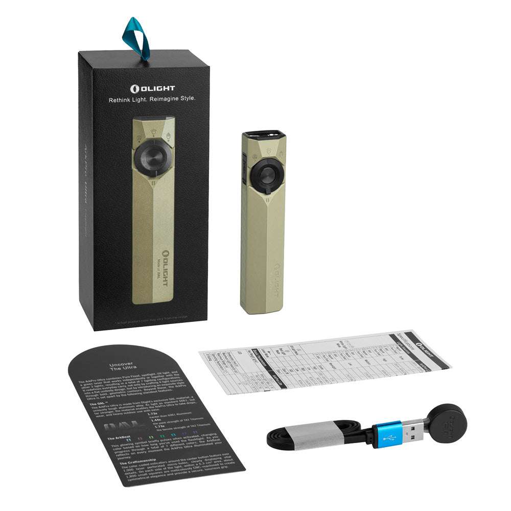 Olight ArkPro Ultra | flache 4-in-1 EDC Taschenlampe | 1.700 lm