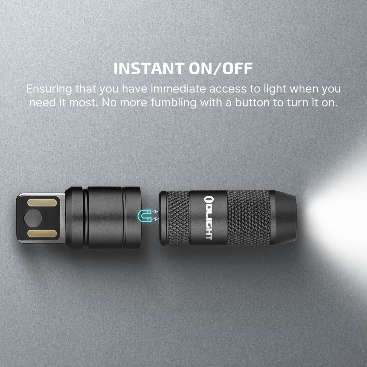 Olight imini 2 | Mini wiederaufladbare Schlüsselbund-Taschenlampe | 50 lm