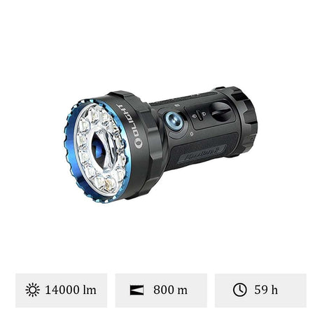 Olight Marauder 2 | ultra leistungsstarke wiederaufladbare Taschenlampe | 14.000 lm