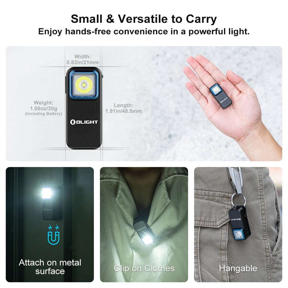 Olight Oclip | wiederaufladbare EDC Clip-Lampe | 300 lm