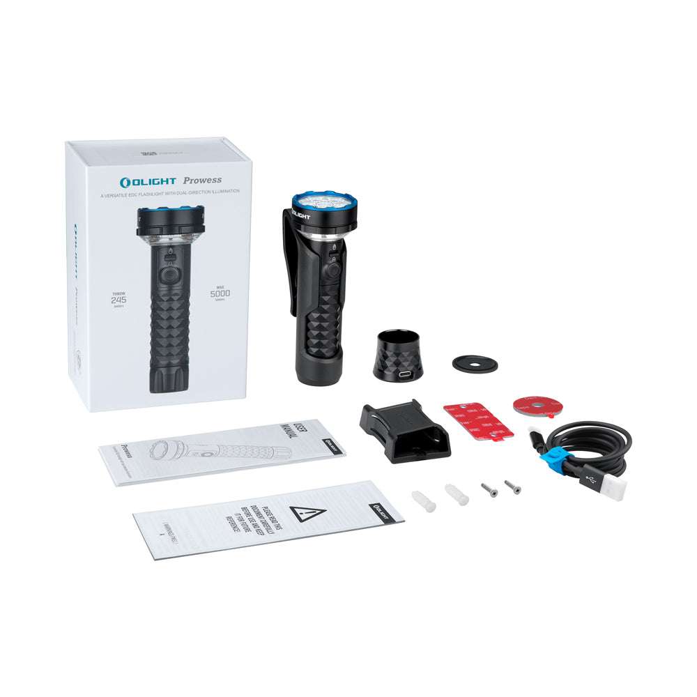 Olight Prowess | Taschenlampe mit bidirektionaler Beleuchtung | 5.000 lm
