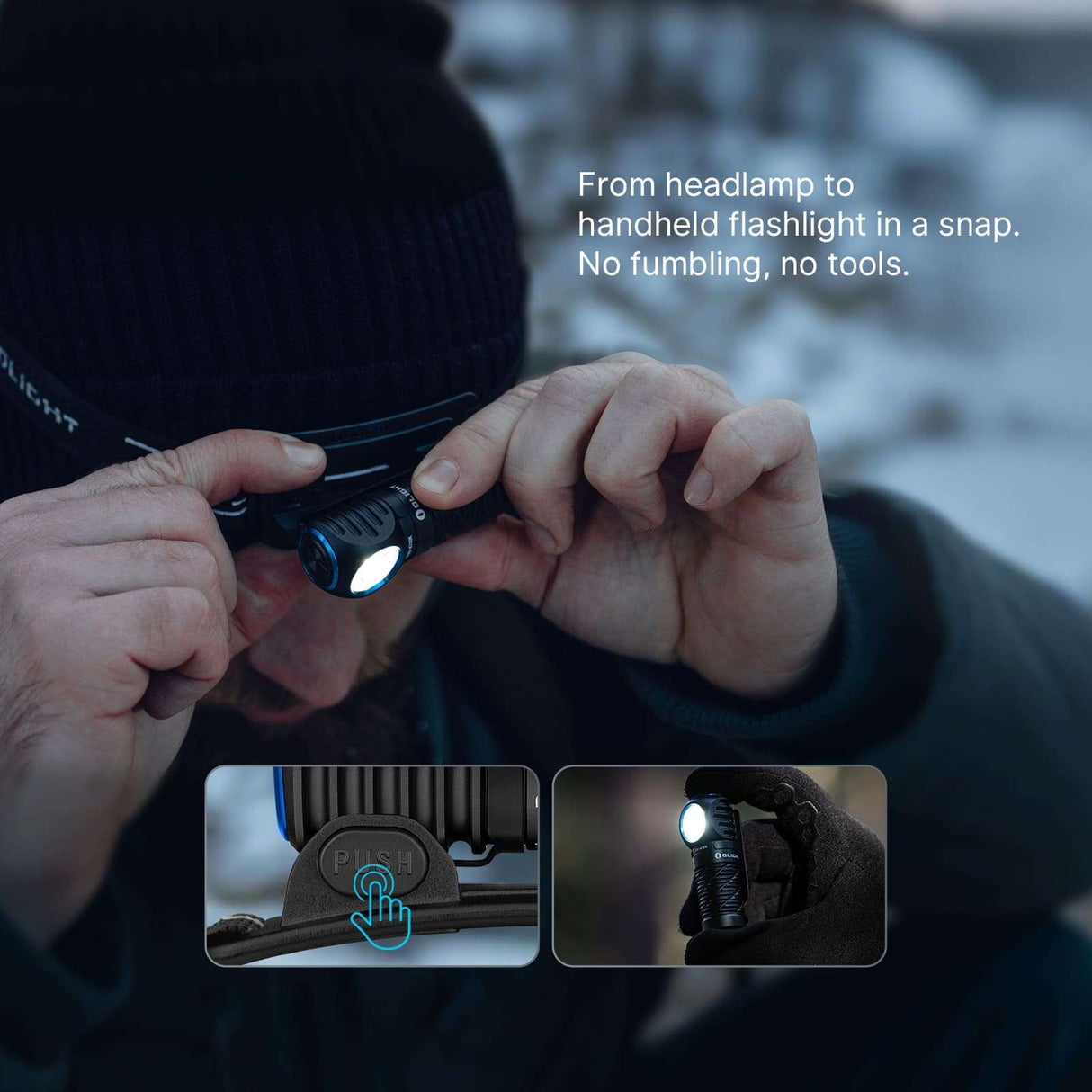 Olight Perun 3 Mini | wiederaufladbare Stirnlampe | 1.250 lm