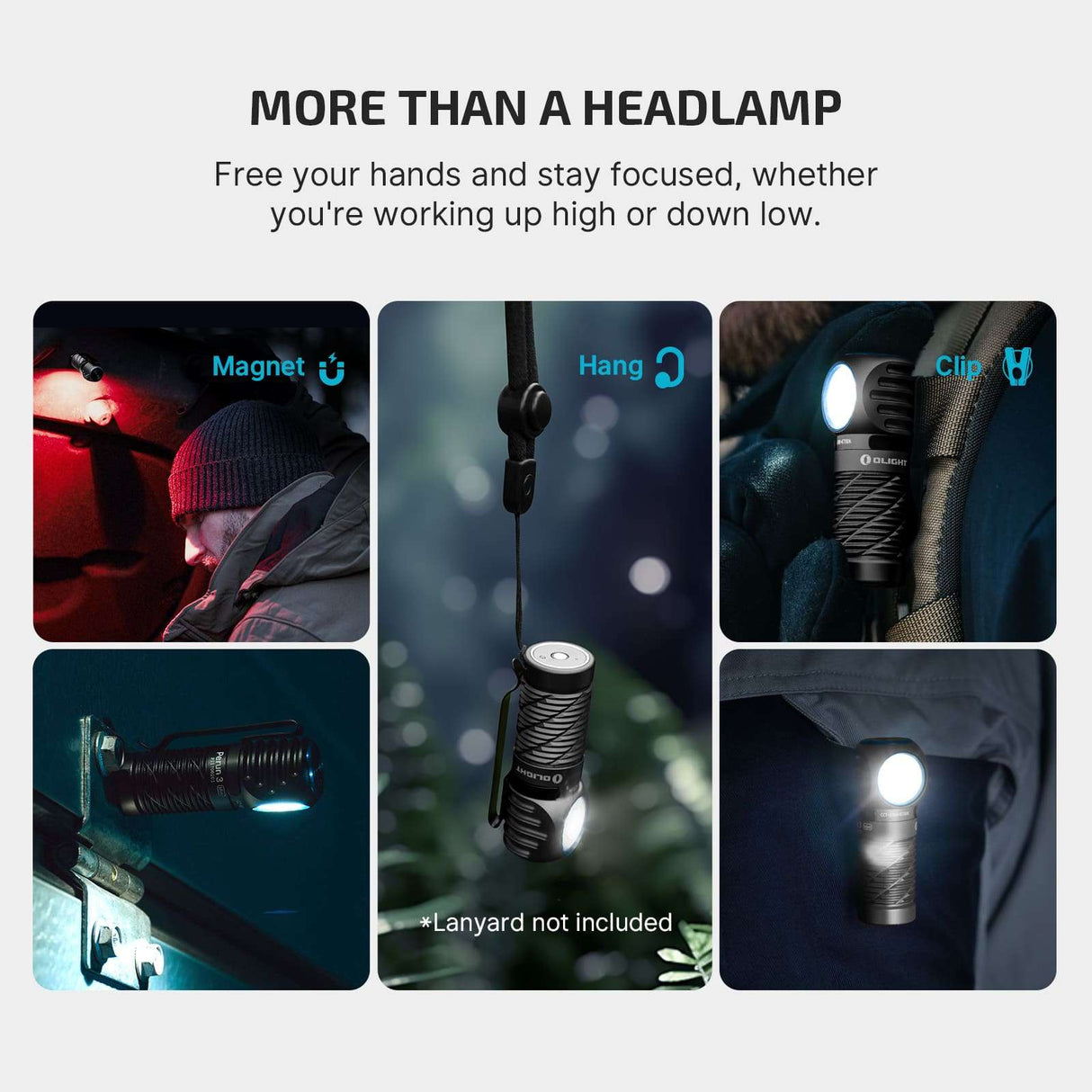 Olight Perun 3 Mini | wiederaufladbare Stirnlampe | 1.250 lm